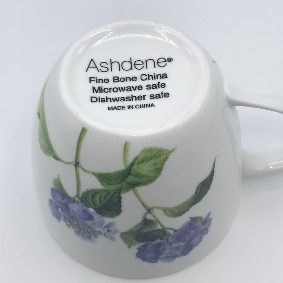 Ashdene Fine Bone China Hydrangea Tea Cup Saucer Set Jenny Phillips Replacement - Picture 3 of 8